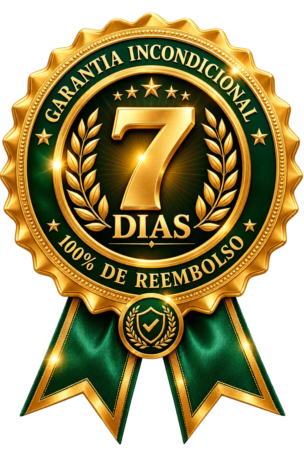 Selo de garantia incondicional de 7 dias